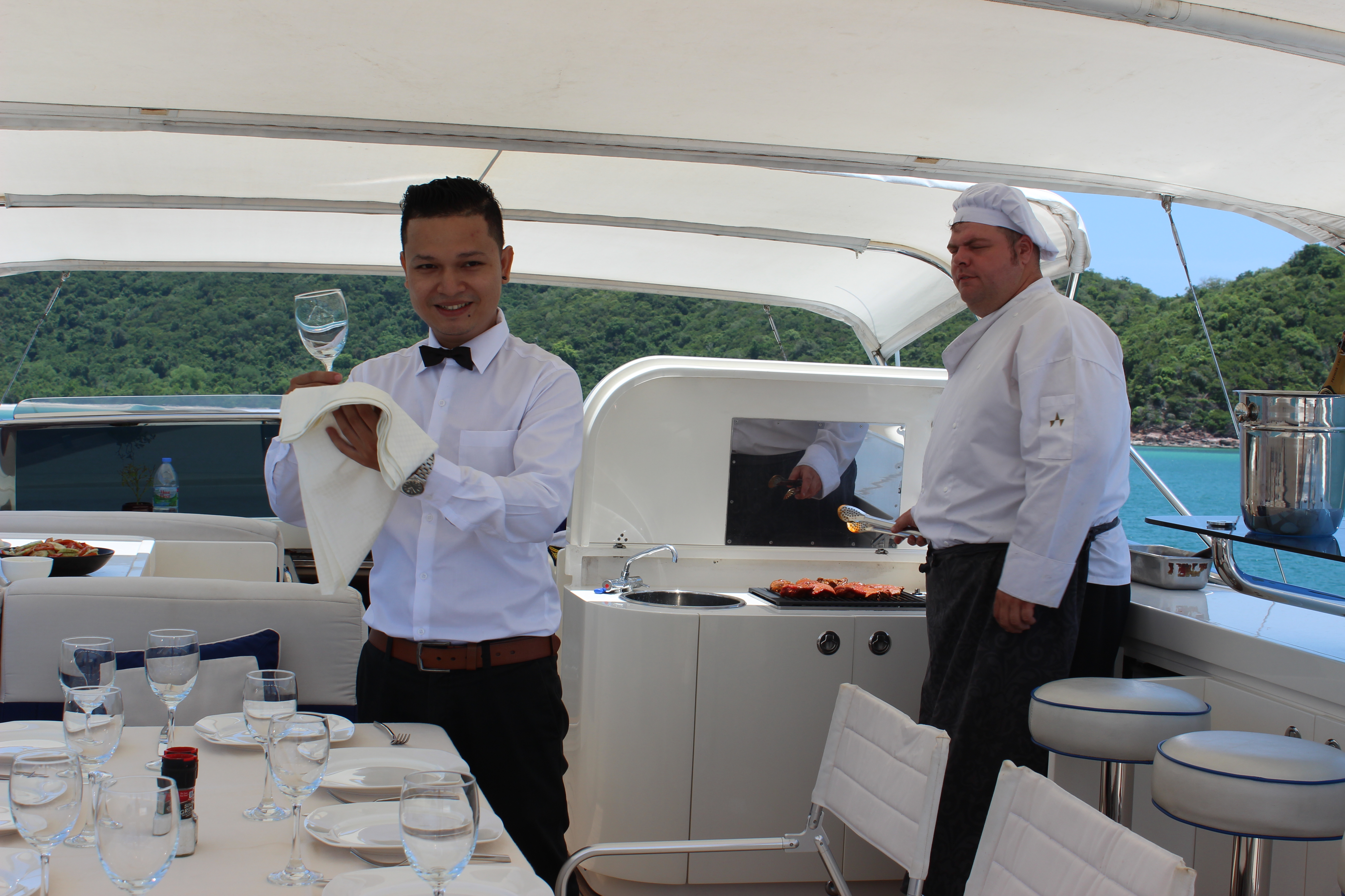 Catering on the water